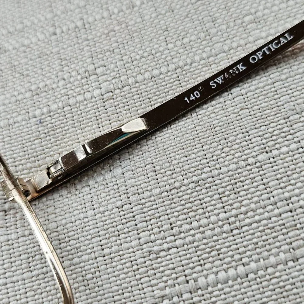 Swank Optical Vintage Men Eyeglasses Gold Tone KODIAK 58[]16 140 Glasses - Picture 10 of 11